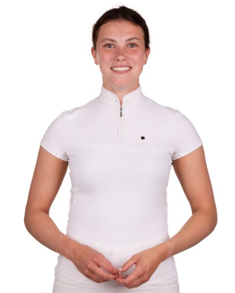 Picture of QHP Competition Shirt Celesta White
