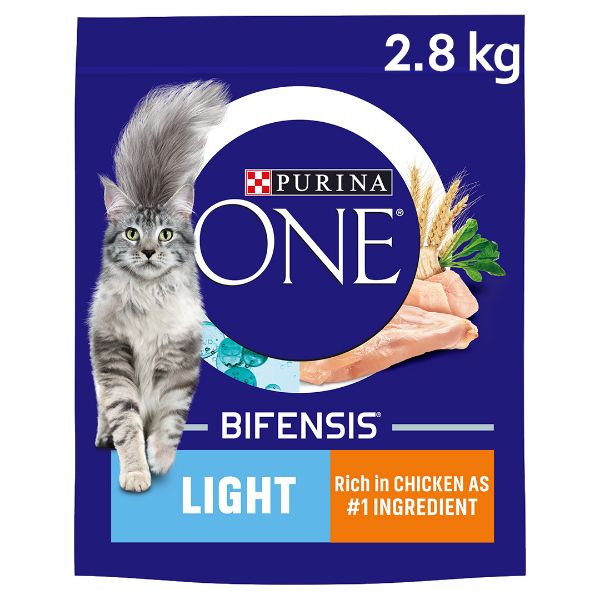 Picture of Purina ONE Adult Light Chicken & Wheat Dry Cat Food 2.8kg