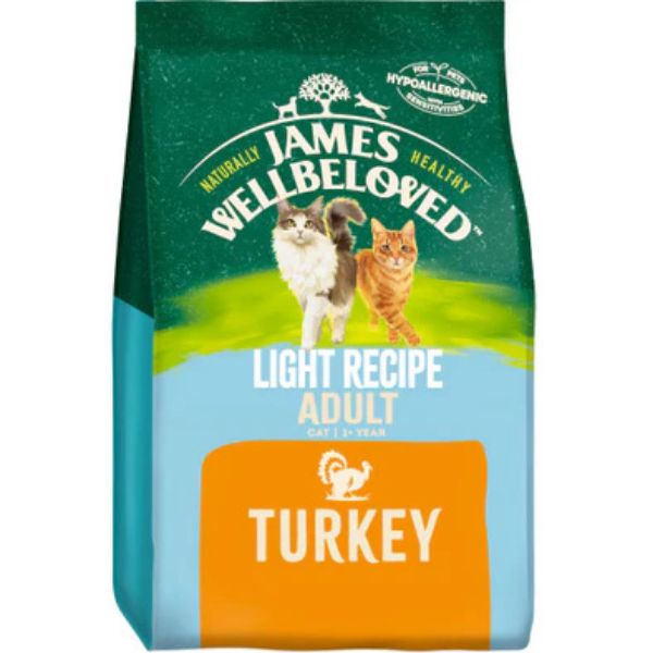 Picture of James Wellbeloved Cat - Adult Turkey Light 4kg