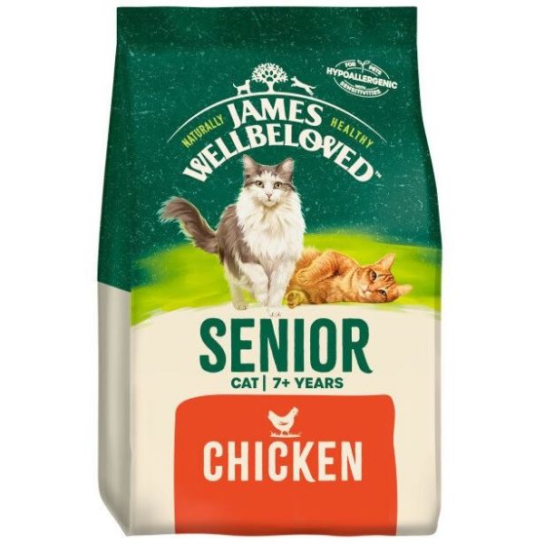 Picture of James Wellbeloved Senior Cat Chicken 1.5kg