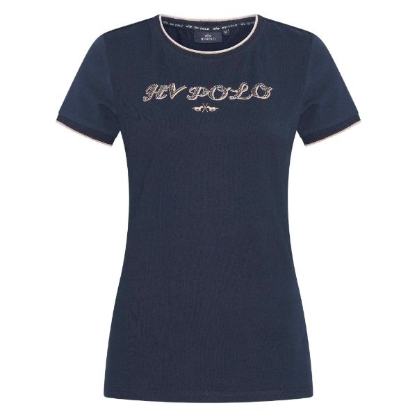 Picture of HV Polo T-Shirt HVPHeather Navy