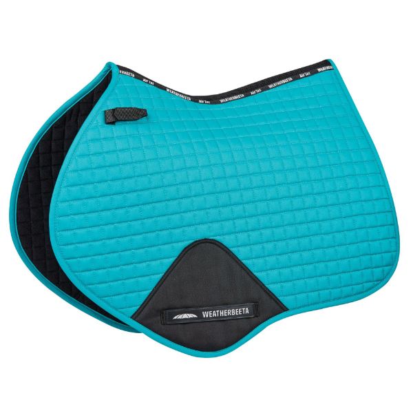 Picture of Weatherbeeta Prime Jump Shapped Saddle Pad Turquoise Pony