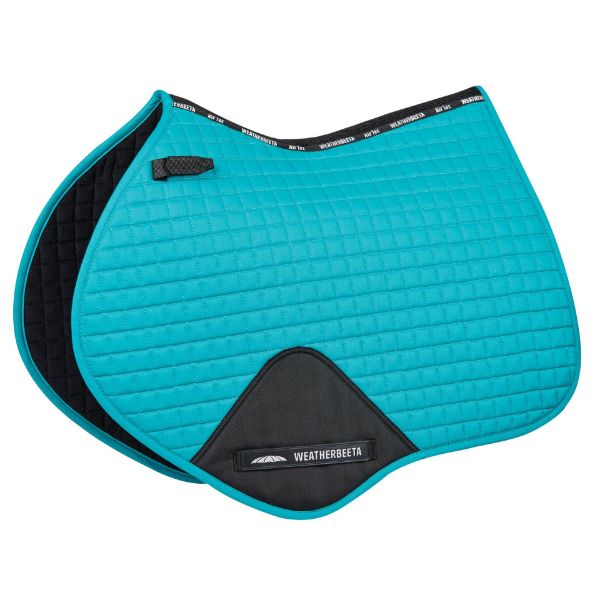 Picture of Weatherbeeta Prime Jump Shapped Saddle Pad Turquoise Full