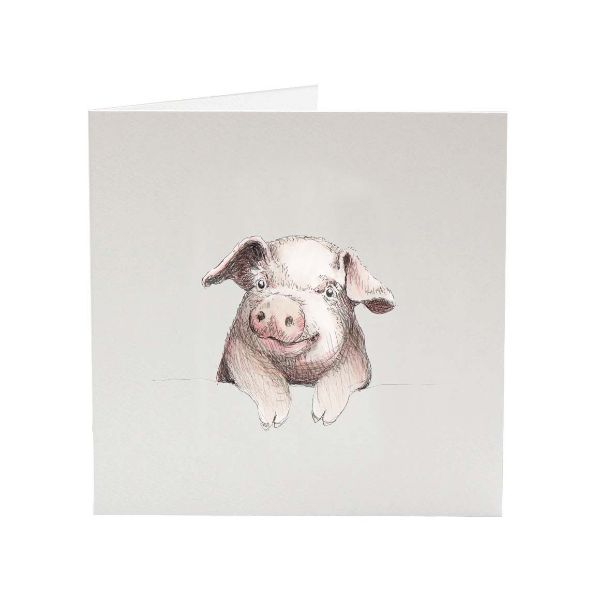 Picture of SJ Vickery Greeting Card - Henri The Pig