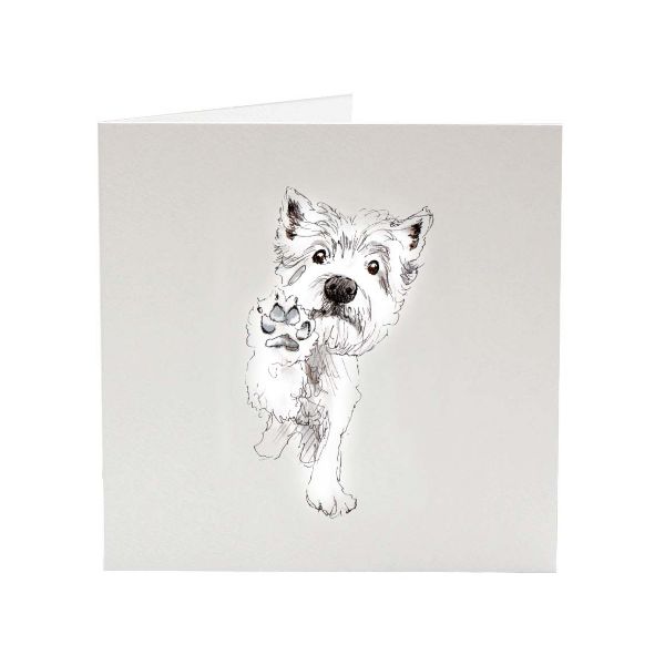 Picture of SJ Vickery Greeting Card - Westie Piper