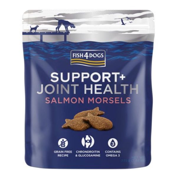 Picture of Fish 4 Dogs Support + Joint Health Salmon Morsels 225g