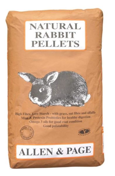 Picture of Allen and Page Natural Rabbit Pellets 20kg