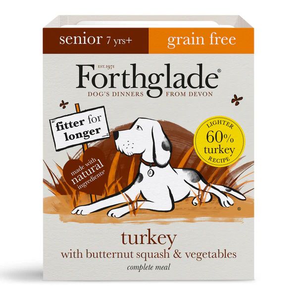 Picture of Forthglade Dog - Senior Complete Grain Free Turkey 395g