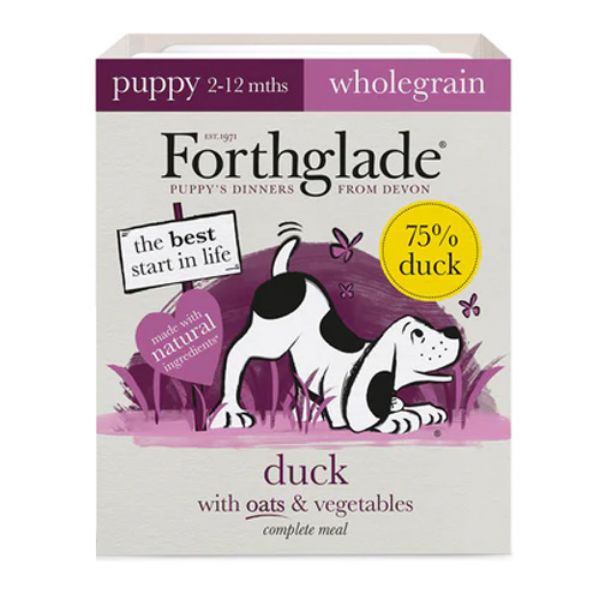 Picture of Forthglade Puppy - Complete Wholegrain Duck With Oats & Veg 395g