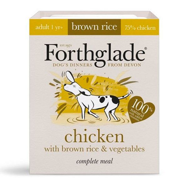 Picture of Forthglade Dog - Adult Complete Chicken with Brown Rice & Vegetables 395g