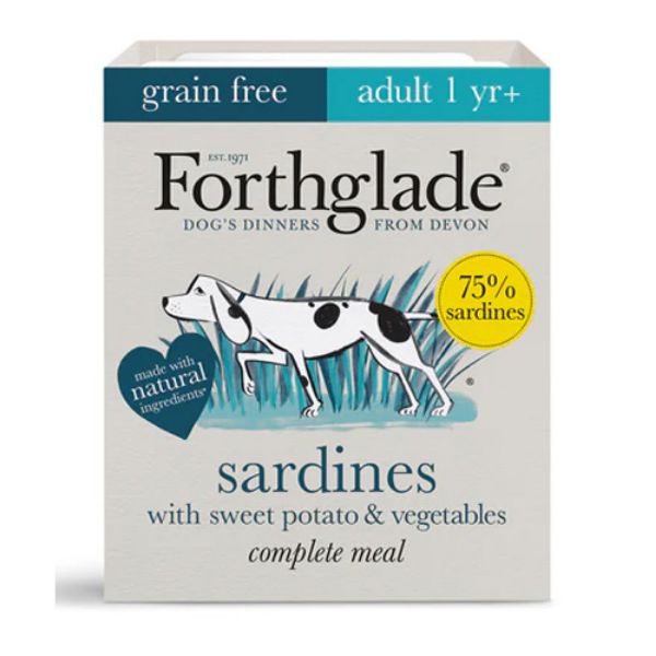 Picture of Forthglade Dog - Adult Complete Grain Free Sardines With Sweet Potato & Vegetables 395g