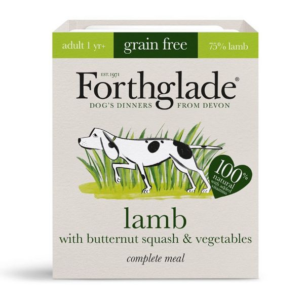 Picture of Forthglade Dog - Adult Complete Grain Free Lamb with Butternut Squash & Vegetables 395g