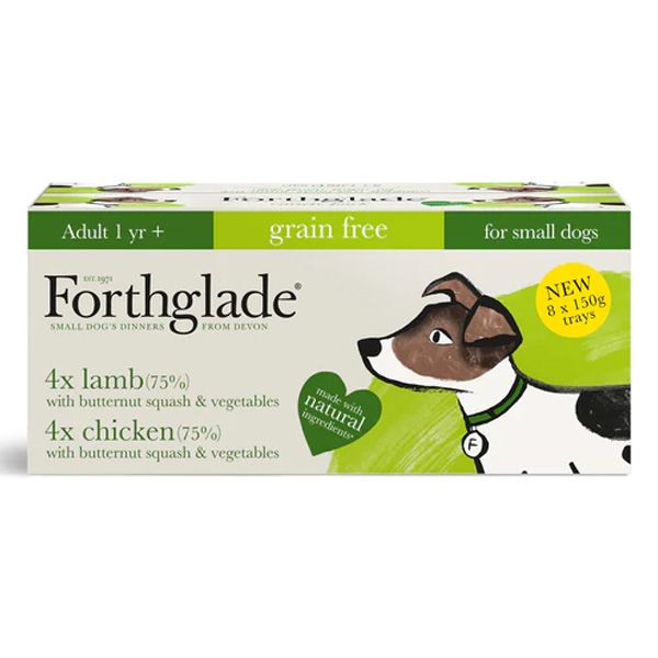 Picture of Forthglade Dog - Adult Small Dog Complete Grain Free Chicken & Lamb 8x150g