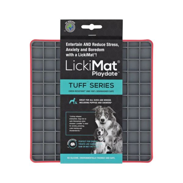 Picture of Lickimat Playdate Tuff Red