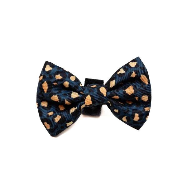Picture of Funk The Dog Bowtie Leopard Green & Gold Medium