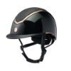 Picture of EQX by Charles Owen Kylo Riding Helmet Sparkly Black Gloss/Rose Gold