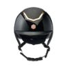 Picture of EQX by Charles Owen Kylo Riding Helmet Sparkly Black Gloss/Rose Gold