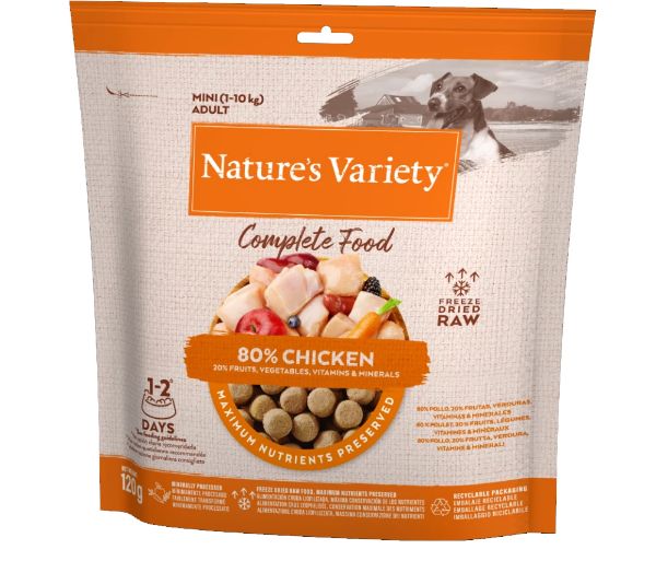 Picture of Natures Variety Dog - Complete Freeze Dried Food Chicken 120g