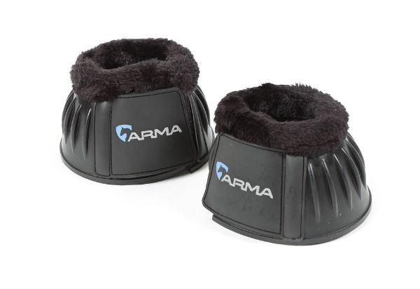 Picture of Shires ARMA Fleece Over Reach Boots Black