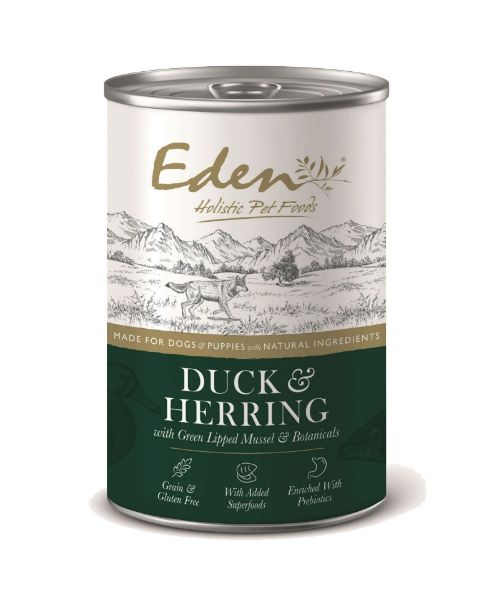 Picture of Eden Dog - Duck & Herring Tin 400g