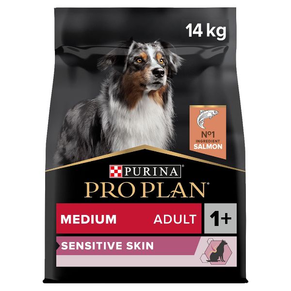 Picture of Pro Plan Dog - Medium Adult Sensitive Skin Salmon & Rice 14kg