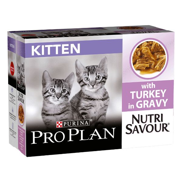 Picture of Pro Plan Cat - NutriSavour Kitten Turkey 10x85g