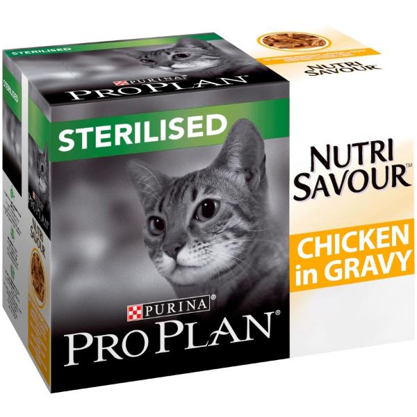 Picture of Pro Plan Cat - NutriSavour Sterilised Chicken 10x85g