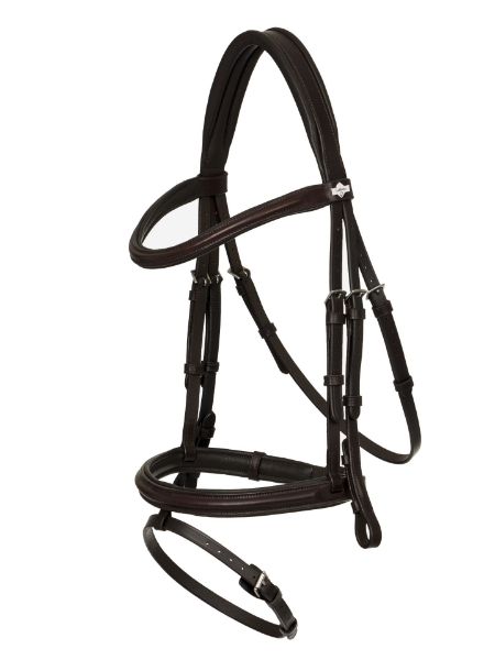 Picture of Le Mieux Arika Flash Bridle Brown / Silver