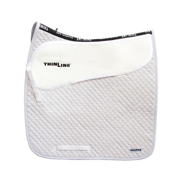 Picture of ThinLine Dressage Square Cotton Pad White Large