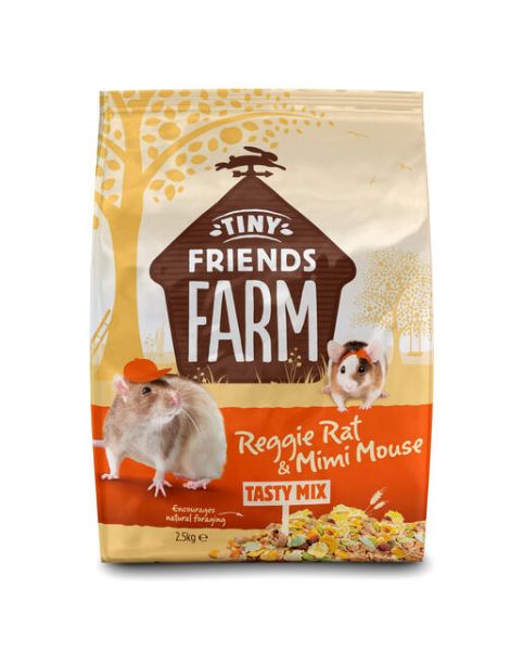 Picture of Supreme Tiny Friends Farm Reggie Rat and Mimi Mouse 2.5kg