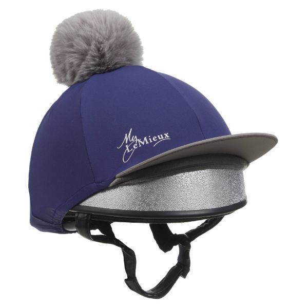 Picture of Le Mieux Pom Pom Hat Silk Ink Blue