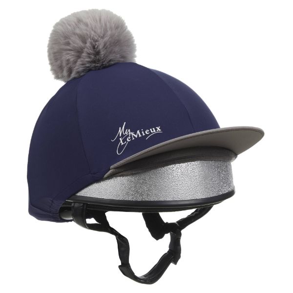 Picture of Le Mieux Pom Pom Hat Silk Navy