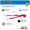 Picture of Rogz Control Multi Lead Blue Small 2.2m x 11mm