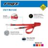 Picture of Rogz Multi Lead Red Large 1.8m