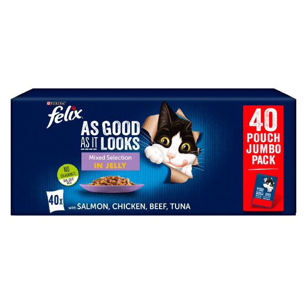 Picture of Felix As Good as it Looks Pouch Pack Mixed Selection 40x100g
