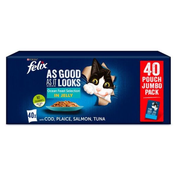 Picture of Felix As Good as it Looks Pouch Pack Ocean Feasts 40x100g