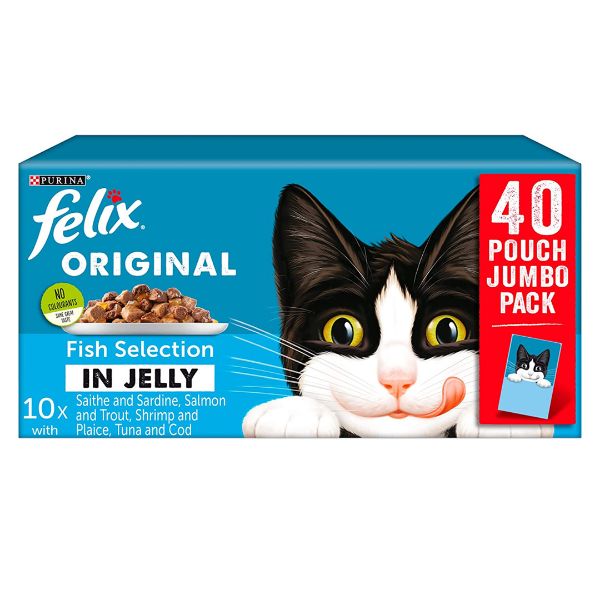 Picture of Felix Pouch Pack Original Jelly Fish Selection 40x100g