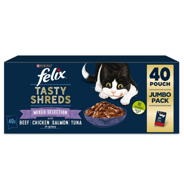 Picture of Felix Tasty Shreds Mixed Selection 40x80g