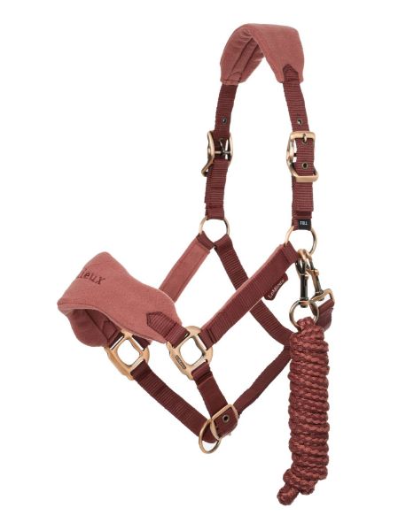 Picture of Le Mieux Vogue Fleece Headcollar & Leadrope Orchid