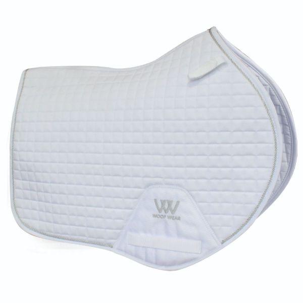 Picture of Woof Wear Close Contact Saddle Cloth White Full