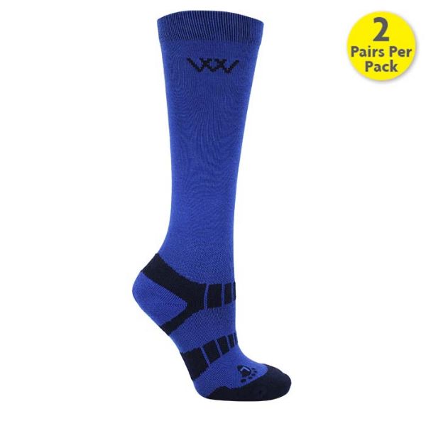 Picture of Woof Wear Young Rider Pro Sock Electric Blue JM