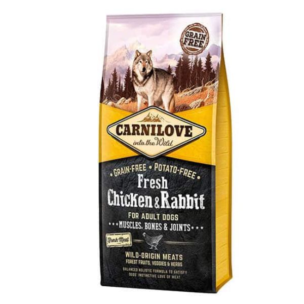 Picture of Carnilove Dog - Fresh Chicken & Rabbit Adult 1.5kg