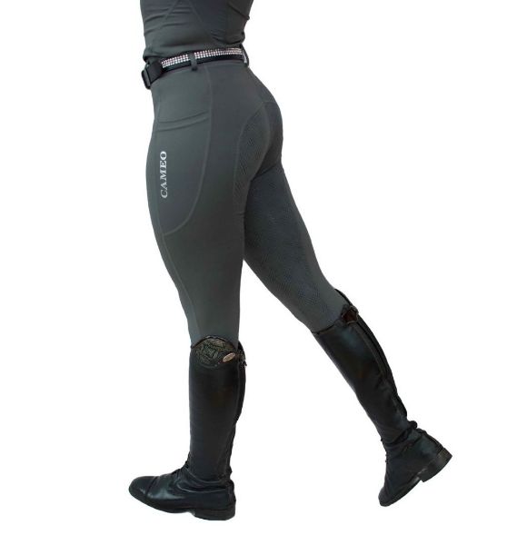 Picture of Cameo Performance Riding Tights Charcoal 