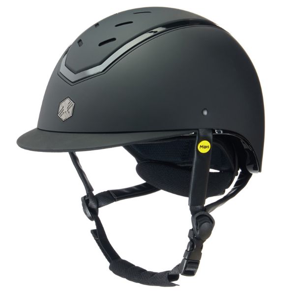 Picture of EQX by Charles Owen Kylo Riding Helmet MIPS Black Matte/Black Gloss