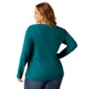 Picture of Ariat Wms Vibrant Long Sleeve Tee Spruced-Up
