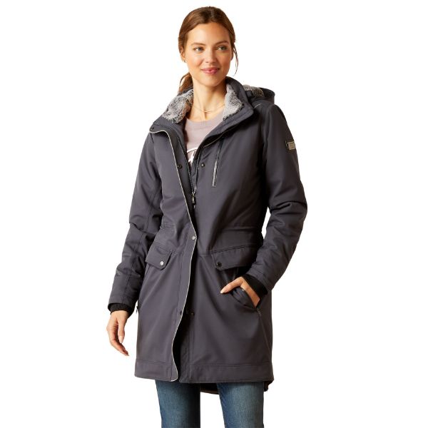 Picture of Ariat Womens Tempest Insulated H2O Parka Ebony