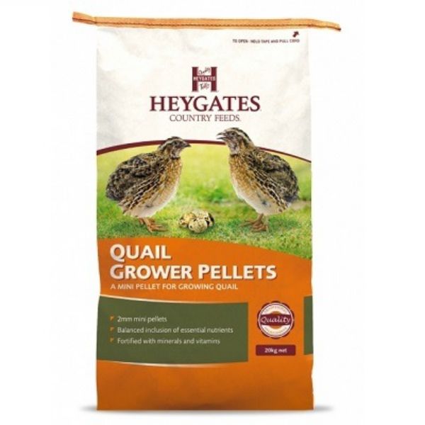 Picture of Heygates Quail Grower Mini Pellets 20kg