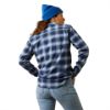 Picture of Ariat Womens Rebar Flannel DuraStretch Work Shirt Allure Plaid