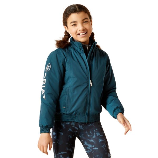 Picture of Ariat Youth Stable Insulated Jacket Reflecting Pond