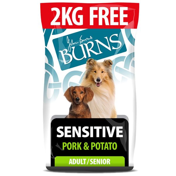 Picture of Burns Dog - Adult & Senior Sensitive Pork & Potato Extra Fill 14kg